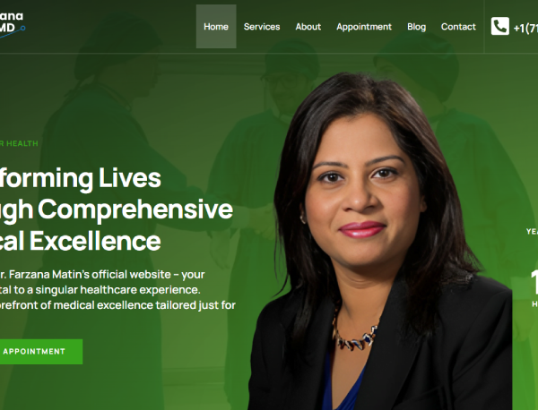 Dr. Farzana Matin’s Website